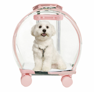 "Local Stock" Pet Carrier with Mat Pet Transport Luggage with Wheels and Telescopic Handle Pet stroller Pet Travel Carrier for Small & Medium Dogs/Cats