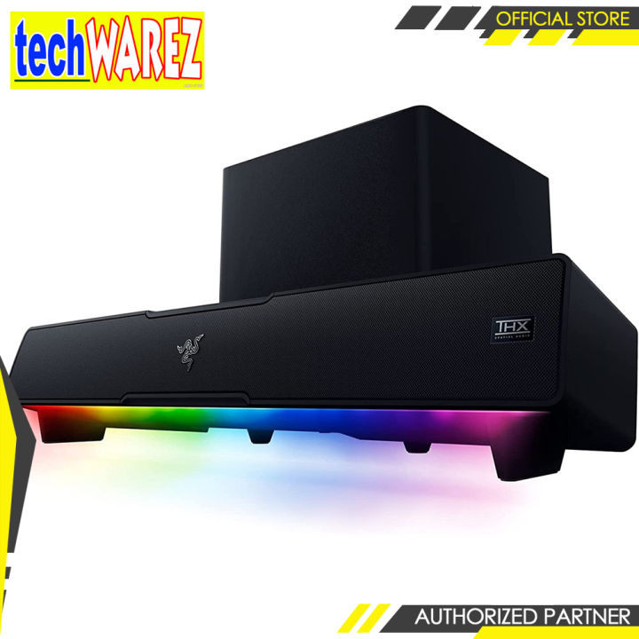 Razer Leviathan V2 PC Gaming Soundbar with Subwoofer Thx Spatial