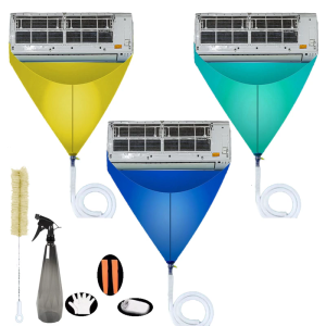 Vỏ làm sạch máy điều hòa với kết cấu PVC ống thoát nước phù hợp để bảo vệ chống rò rỉ trong quá trình bảo trì