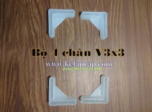 Đế chân V3. Đế chân nhựa màu trắng dùng cho kệ lỗ V3x3. (khách vui lòng đọc kỹ thông tin để tránh nhầm lẫn)