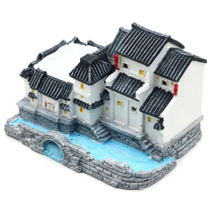 เครื่องประดับบ้านเทียมการเพาะพันธุ์กุ้งตู้ปลาสำหรับตกแต่งที่พักพิงในสวนขวดน้ำ