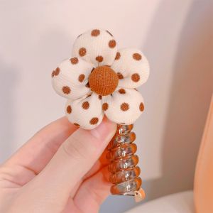 Zy Fashion New Korean Style Telephone Cord Hair Rope for Kids Fashion Cute Girl Ponytail Braided Hair Ties Hair Accessories