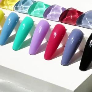 Bộ 6 lọ sơn gel nhiệt chuyển màu gradient bán vĩnh viễn/sấy LED ngâm tẩy bền màu 7ml/lọ chất lượng salon quà tặng trang điểm móng phù hợp cho nữ