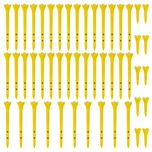 50Pcs Unbreakable Long Short Golfs Tees Plastic Golfs Tees Replacement 4 Prongs Head Tees Golfs Training Accessories