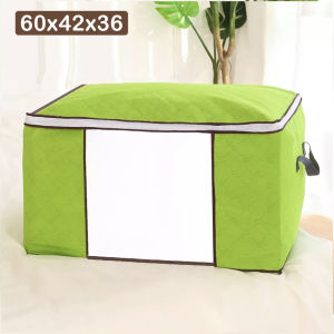 HESPR🌈ตู้เสื้อผ้า กระเป๋า ถุง กล่องเอนกประสงค์ สำหรับเก็บผ้าห่ม ผ้านวม เสื้อผ้า หมอน กล่องจัดระเบียบผ้า พับได้( ตามขวาง 60*42*36 CM）