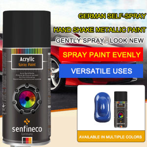 Germany Self-Spray Hand-Shake Acrylic Metallic Paint