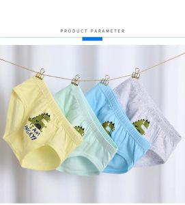 New Arrived High Quality Boys Teenager 95%Cotton Briefs Panties Kids Children Underwear 1-16 Years 4 Pcs/Lot Solid Students Pant2026
