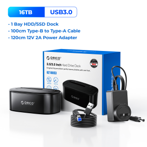 ORICO 2.5/3.5" Hard Disk External Case 6TB HDD Enclosure 5Gbps USB 3.0 to SATA HDD Docking Station HDD Case box Support UASP（6218US3，6228US3）（Y20 SSD）