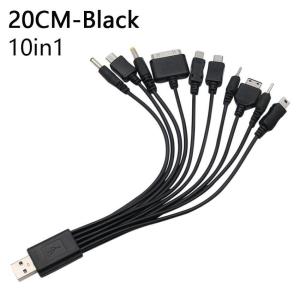 Universal Mobile Phone Charger Adapter Plug 10 In 1 Usb Data Cable Charging Cable Suitable