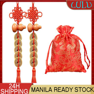 2026 Lucky Charm Five Emperors Money Gourd Pendant Chinese Lucky Charm Wealth Coin Decorative Accessory
