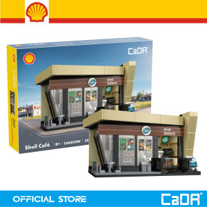 CaDA Shell Cafe Store Brick Building Mechanical Master DIY Blocks Toy Set C66033W