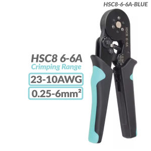 HSC8 6-6A Tubular Terminal Crimping Tool Cable Lug Ferrule Crimper Plier Electrician Wiring Wireman Electrical Tools