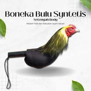 GRATIS ONGKIR Boneka Ayam Setengah Badan untuk Melatih Ayam Aduan