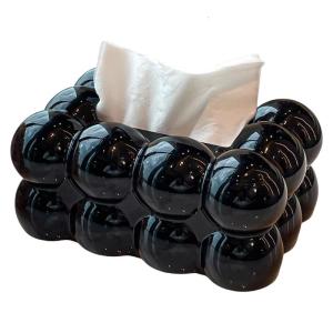 Elegant Rabbit Themed Tissue Dispenser Ideal For Home Or Work Environment Soft Durable Construction Easy To Use