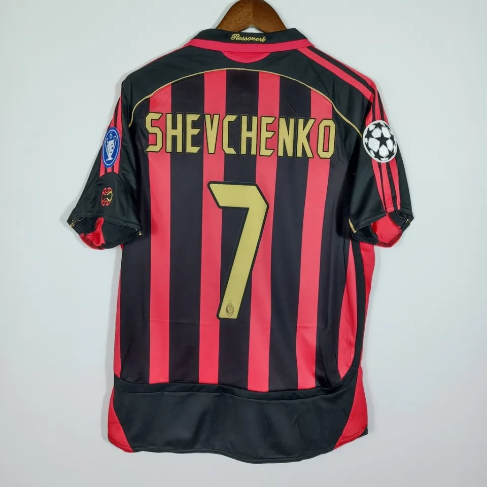 ウェア 06-07 AC Milan Game Shirt Jersey 2006-07 AC Milan Home Shirt Inzaghi #9 - 6/10 - (XL)