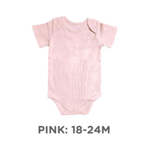 Cozy Organics by Orange and Peach 95% Organic Cotton with Spandex Ribbed Body Suits with Interlock Buttons 0 month-24 months