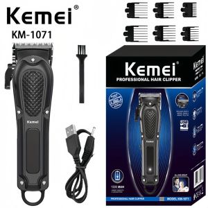 Kemei KM-1071 ปัตตาเลี่ยนตัดผม หัวน้ํามัน แบบมืออาชีพ สําหรับใช้ในบ้าน