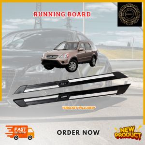 HONDA CRV CR-V 2002-2006 WITH SKIRT SIDE STEP PEDAL RUNNING BOARD NERF BAR HIGH QUALITY
