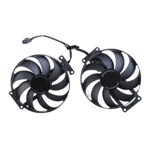 1Pair 90mm Graphics Cooling VGA Fan CF9010U12D 6Pin 12V Coolers Fan for RX6600 6600XT 6700XT