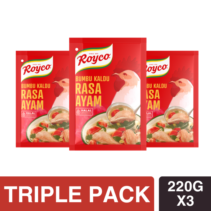 [Paket Isi 3] Royco BUMBU KALDU Penyedap Makanan Penyedap Rasa AYAM ...