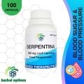 Serpentina Supplement 500mg Capsules 50's & 100's. 