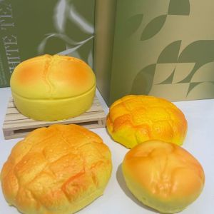 Mettle Vault Realistic Soft Bread Squishy Toys for Stress Relief and Fun Play