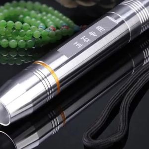 Aluminum Jewelry Inspection Flashlight for Jade and Gemstone Detection with 18650 Rechargeable High