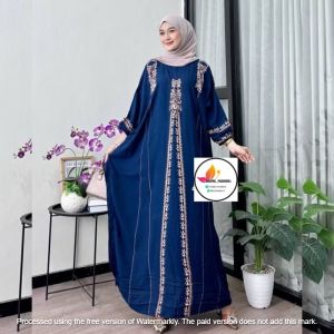 GROSIR KAFTAN RIYANA I KAFTAN SUPER JUMBOLD 140cm I DASTER LOWO TERMURAH