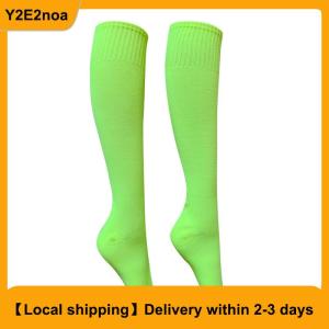 【Local shipping】 Football Soccer Socks Breathable Outdoor Rugby Stockings Over Knee High Volleyball Baseball Hockey Kids Adults Long Socks
