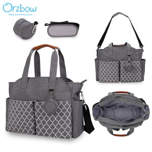 Orzbow Diaper Bag Multifunction Mummy Nappy Tote Purse Satchel Diaper Messenger for Mom and Girls