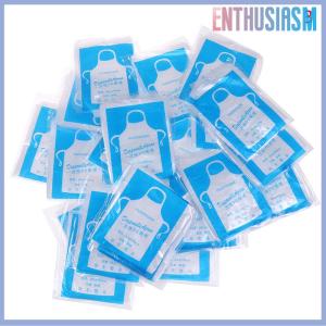 【Enthusiasm】🌟🌟【Hot Sale】🎈 100pcs Disposable Cleaning Easy Use Kitchen Aprons For BBQ Cooking Apron