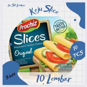 PROCHIZ SLICE - CHEESE - KEJU 10 SLICE/ keju slice untuk burger
