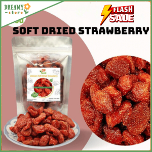3F Food Dried Soft Strawberries In Ziplock Pouch (Organic No Sugar Added ) Healthier Dry Snacks