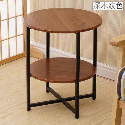 Coffee Table Round Table Simple Small Tea Table Wooden Corner Beside Table Nordic Sofa Side Table