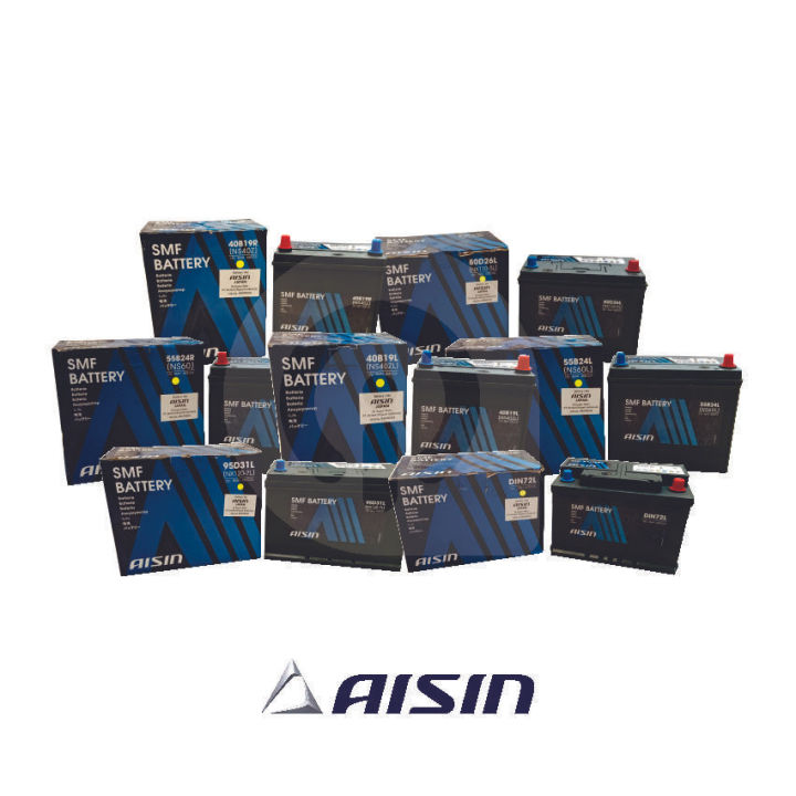 Accu Aki Mobil SMF Kering 55D23L AISIN ORIGINAL | Lazada Indonesia