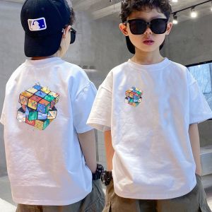 Fashion Shorts For Kids Boys 6-12yrs Trendy Embroiderey Capri Pants Bermuda Shorts Street Style Kids Shorts For Boys OOTD For Kids Boy