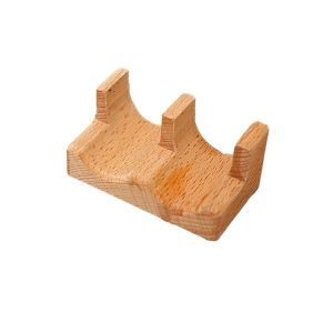 LINSBAYWU Japanese Style Wooden Sushi Rack 1/2/3/4/5 Slots U-shape Sushi Display Stand Food Container Multi Purpose Sushi Maker Holder Restaurant