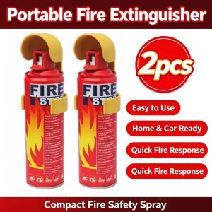 【2Pcs】500ml / 1000ml Mini Car Fire Extinguisher Compact & Powerful with Special Formula
