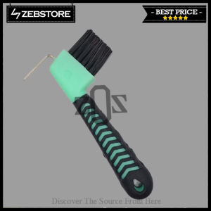 Sikat Hoof Pick Brush Pembersih Kuas Kuku Kuda Horse Equestrian 2in1