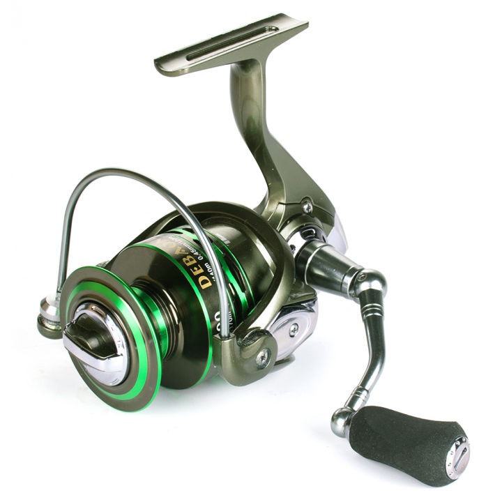 debaone fishing reel Double Brake Design 8KG Max Drag 4BB 4000-5000H CNC Aluminum Left/Right Interchangeable Spinning Reel Shallow spool Reel / 4000 Series The Daiwa Sweepfire DEBAO TIT X-SHOT Reel from