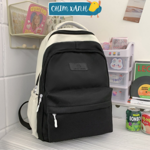 Balo nữ phong cách hàng quốc ulzzang thời trang xinh xắn cute màu trơn đựng laptop nhiều ngăn chống thấm nước CX27