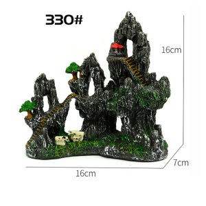 Tiểu Cảnh Đá Trang Trí Bể Cá Mini Chất Liệu Resin - Mô Hình Trang Trí Bể Cá Nhiều Mẫu Lựa Chọn Có Ảnh Kích Thước Thực Tế