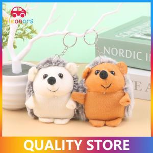 [Eleanor] Cute Hedgehog Plush Toy Cartoon Animal Pendant Soft Stuffed Doll Keychain Backpack Car Bag Key Ring Decor Kid Gift