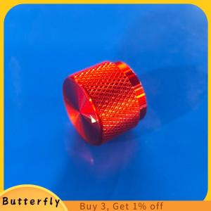 Butterfly ตัวเข้ารหัสโพเทนชิโอมิเตอร์แบบหมุนโลหะอลูมิเนียมกลึงแข็งปุ่มควบคุมระดับเสียง