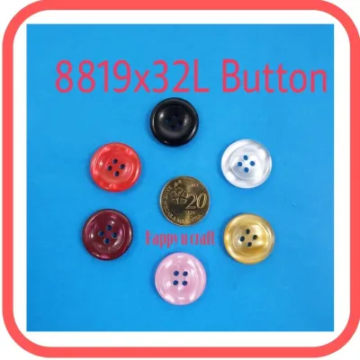 8819- Butang Kot/Butang Uniform/Butang Seluar/Trouser 32L(20mm)