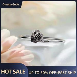 Omaga Unique Cross Burning Cathedral Gothic Window Hollow Carved Adjustable Alloy Open Ring For Daily Wear Jewelry Gift