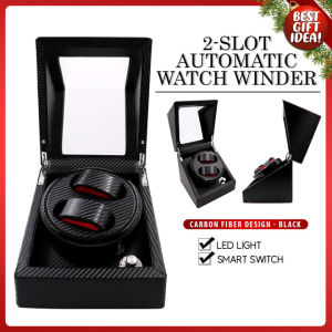 【FREE Shipping】2-Slot Automatic Watch Winder Storage Display with 4 Different Modes