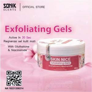 Skin nice 30 Exfoliating Gel 50ml All Skin types mengangkat sel kulit mati penghilang daki BPOM viral