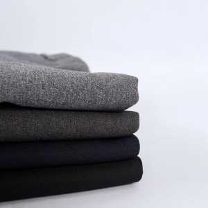 ALZURA - Celana kerja formal - Celana bahan pria slimfit - Navy