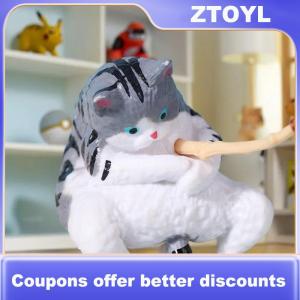 【ZTOYL】 1 5 cái mới bể cá cá mèo treo mini trang trí cảnh quan sáng tạo Bể cá bể cá trang trí bức tượng nhỏ